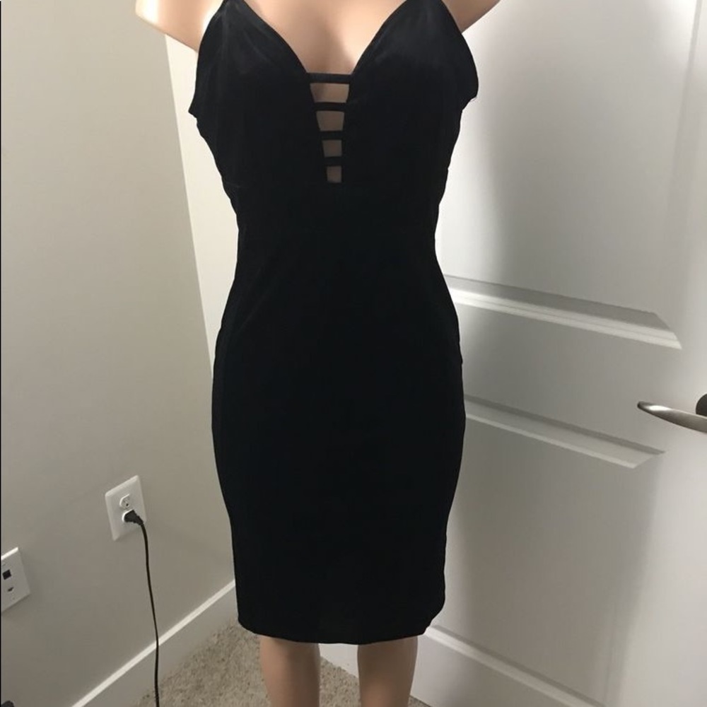 Green Midi velvet Dress